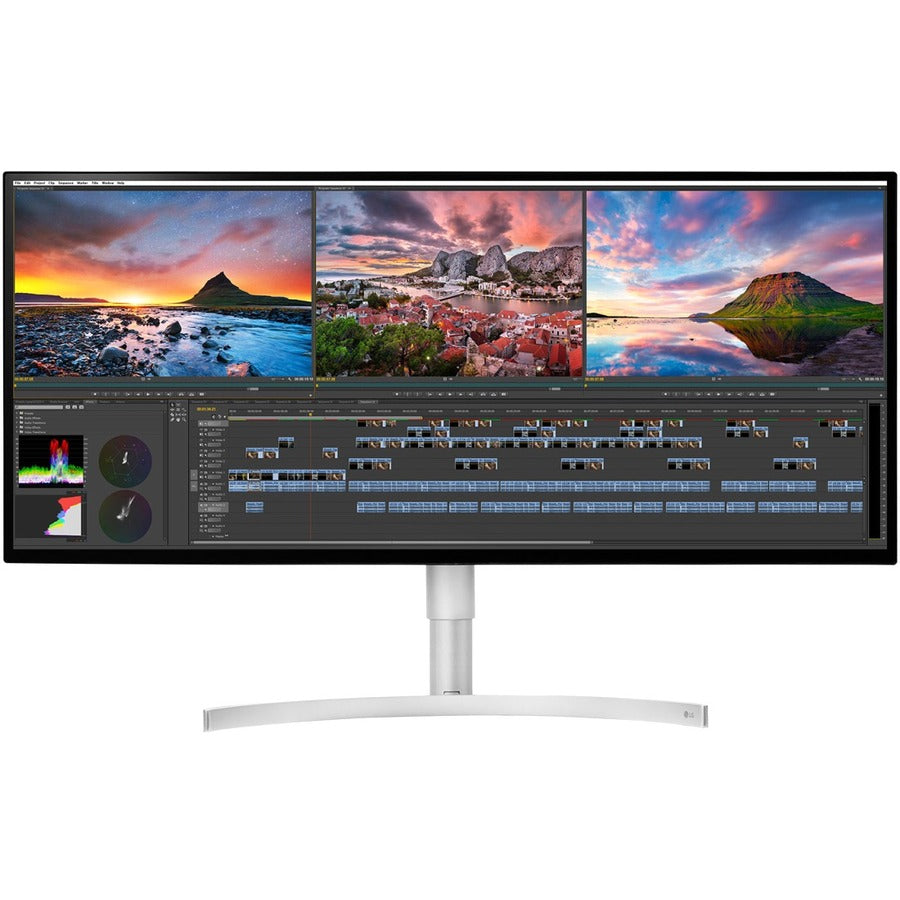 LG Ultrawide 34BK95U 34" Class Double Full HD (DFHD) LCD Monitor - 21:9 - Black, Silver 34BK95U-W