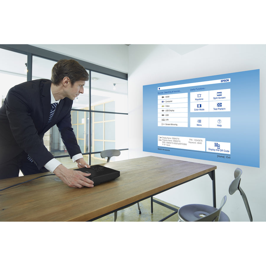 Epson PowerLite 1781W LCD Projector - 16:10 V11H794120