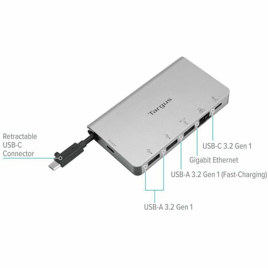 USB-C Ethernet Adapter with 3x USB-A Ports and 1x USB-C Port with 100W PD Pass-Thru ACA951USZ