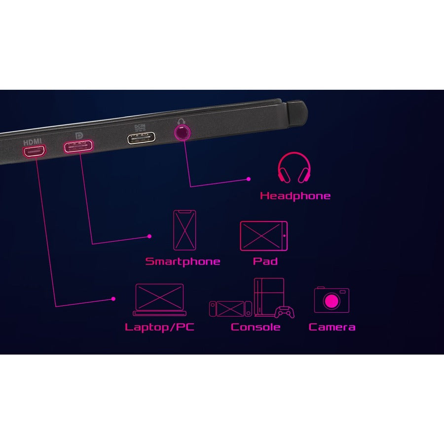Asus ROG Strix XG17AHPE 17" Class Full HD Gaming LCD Monitor - 16:9 - Black XG17AHPE