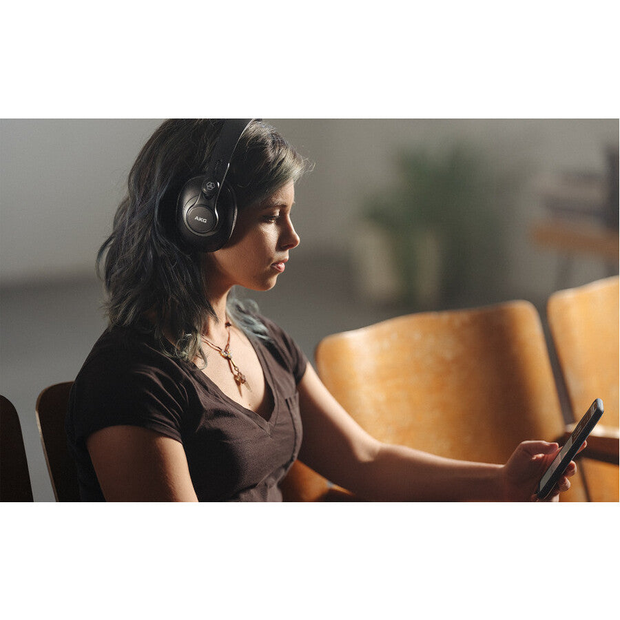 AKG K371 Over-Ear, Closed-Back Foldable Studio Headphones K371