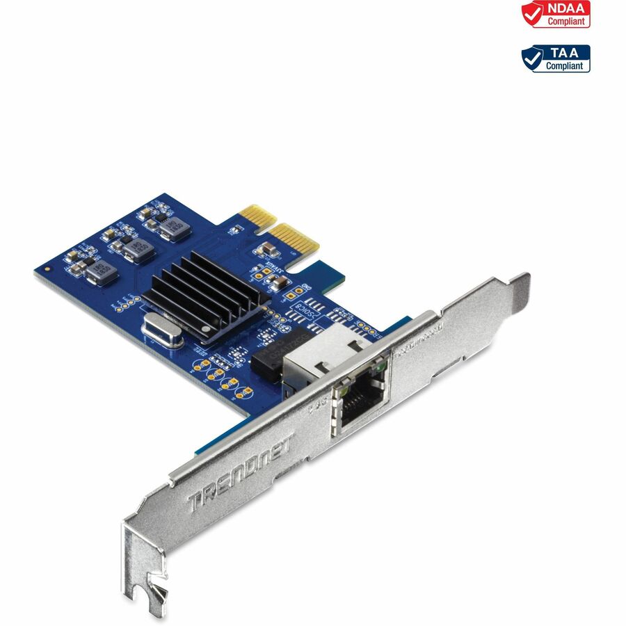 TRENDnet 2.5Gase-T PCIe Network Adapter; Standard and Low-Profile Brackets Included; Windows; Server; Linux and Vmware Esxi 6.X; 5.X; TEG-25GECTX TEG-25GECTX