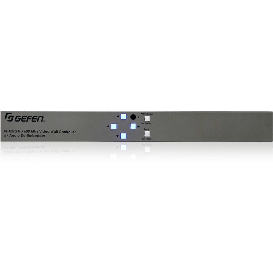 Gefen 4K Ultra HD 600 MHz 1�4 Video Wall Controller w/ Audio De-Embedder EXT-UHD600A-VWC-14