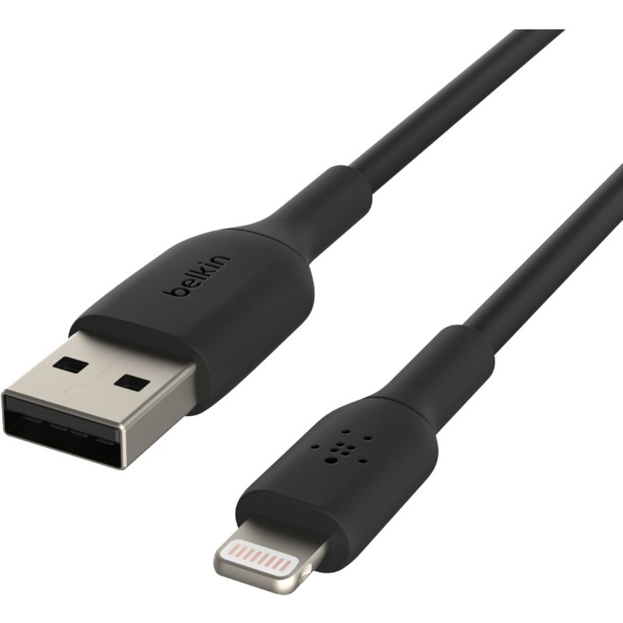 Belkin BoostCharge Lightning to USB-A Cable (2 meter / 6.6 foot, Black) CAA001BT2MBK