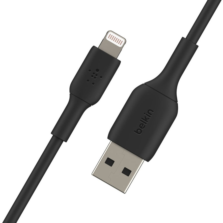 Belkin BoostCharge Lightning to USB-A Cable (2 meter / 6.6 foot, Black) CAA001BT2MBK
