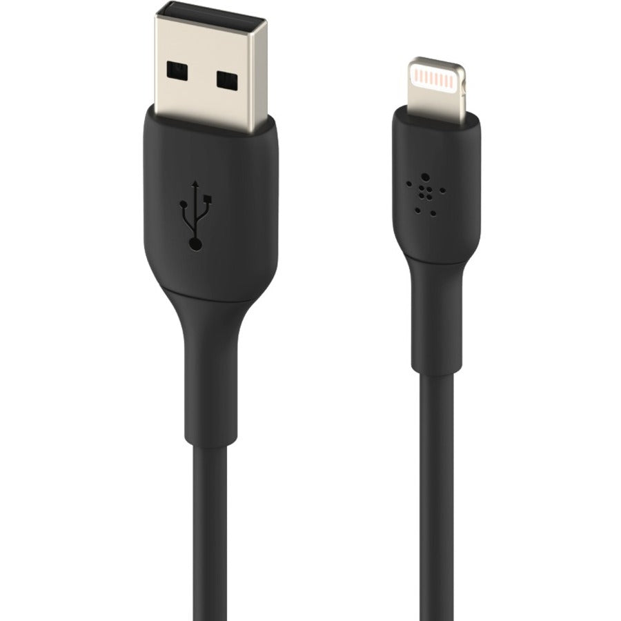 Belkin BoostCharge Lightning to USB-A Cable (2 meter / 6.6 foot, Black) CAA001BT2MBK