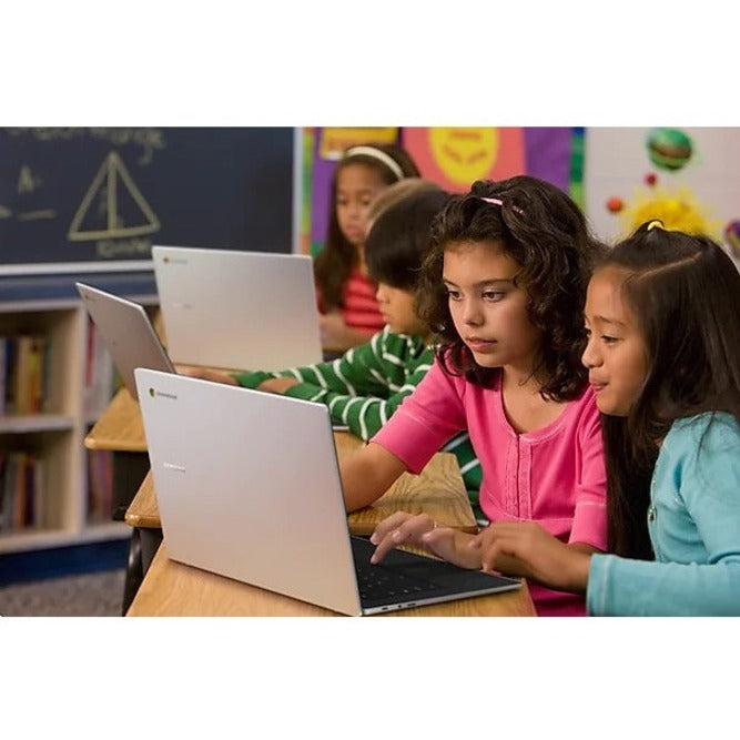 Samsung Galaxy Chromebook Go XE340XDA-KA1US 14" Chromebook - HD - Intel Celeron N4500 - 4 GB - 32 GB Flash Memory - Silver XE340XDA-KA1US