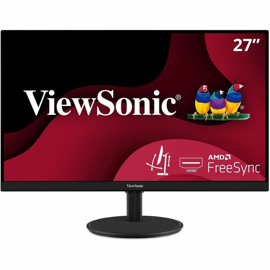 ViewSonic VA2447-MHJ 24 Inch Full HD 1080p Monitor with Advanced Ergonomics, FreeSync, 100Hz, Ultra-Thin Bezel, Eye Care, HDMI, VGA Inputs for Home and Office VA2447-MHJ