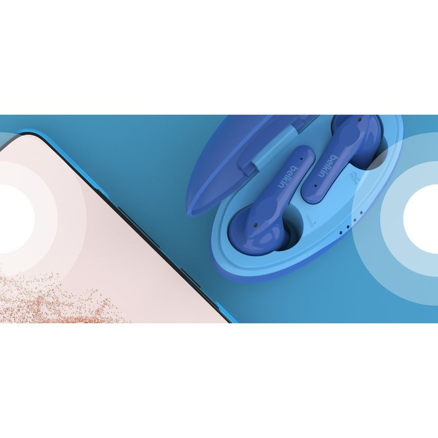 Belkin SOUNDFORM Nano Wireless Earbuds for Kids PAC003BTBL