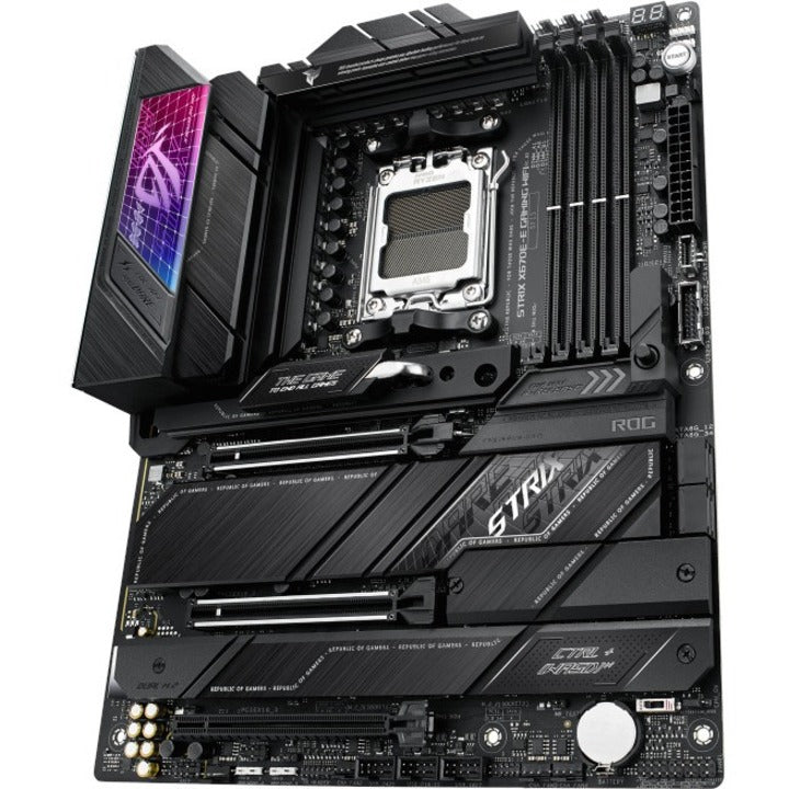 Asus ROG Strix X670E-E GAMING WIFI Gaming Desktop Motherboard - AMD X670 Chipset - Socket AM5 - ATX ROGSTRIXX670E-EGAMINGWIFI