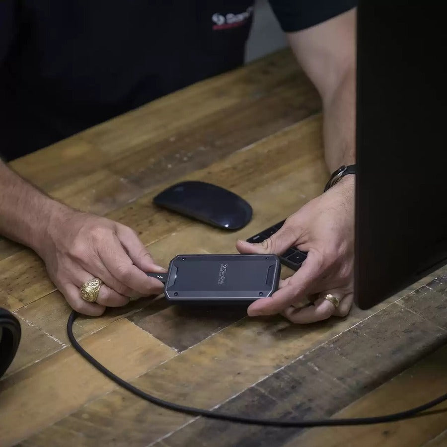 SanDisk Professional PRO-G40 2 TB Portable Rugged Solid State Drive - External - PCI Express NVMe SDPS31H-002T-GBCND