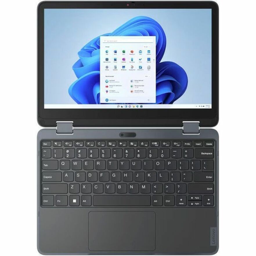 Lenovo 82VM000PUS 11.6" Touchscreen Convertible 2 in 1 Notebook - HD - Intel N100 - 8 GB - 128 GB SSD - English Keyboard - Slate Gray 82VM000PUS