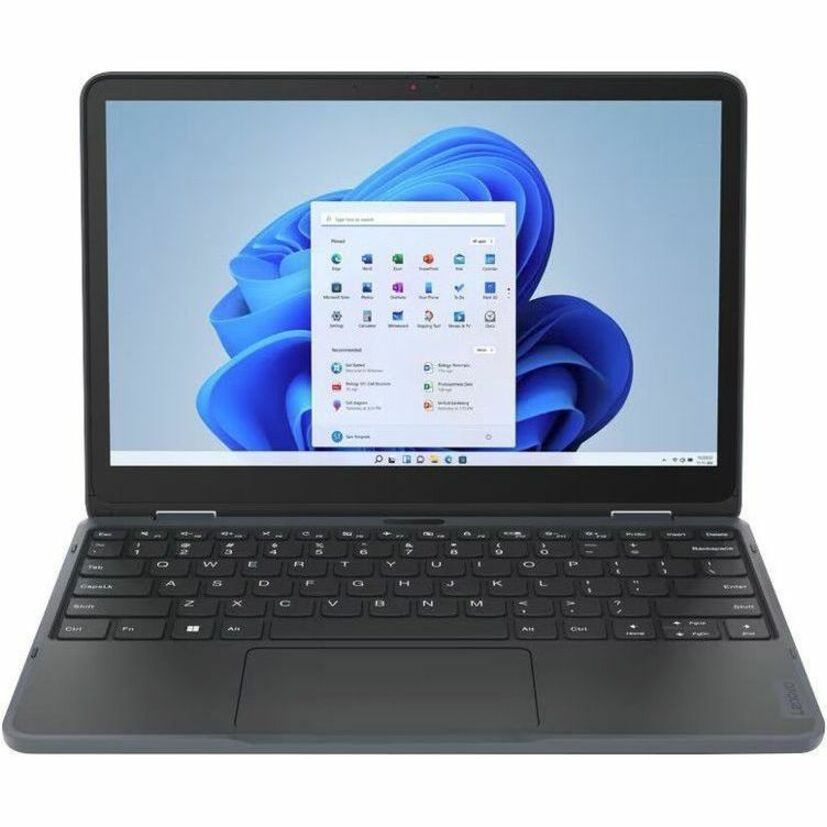 Lenovo 82VM000PUS 11.6" Touchscreen Convertible 2 in 1 Notebook - HD - Intel N100 - 8 GB - 128 GB SSD - English Keyboard - Slate Gray 82VM000PUS