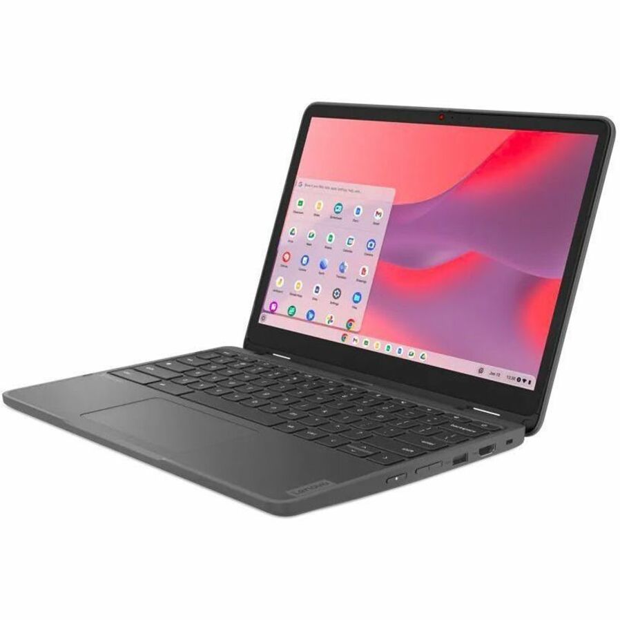 Lenovo 500e Yoga Chromebook Gen 4 82W4000AUS 12.2" Touchscreen Convertible 2 in 1 Chromebook - WUXGA - Intel N100 - 4 GB - 32 GB Flash Memory - English Keyboard - Graphite Gray 82W4000AUS