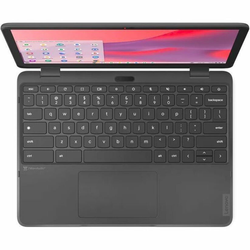 Lenovo 500e Yoga Chromebook Gen 4 82W4000AUS 12.2" Touchscreen Convertible 2 in 1 Chromebook - WUXGA - Intel N100 - 4 GB - 32 GB Flash Memory - English Keyboard - Graphite Gray 82W4000AUS
