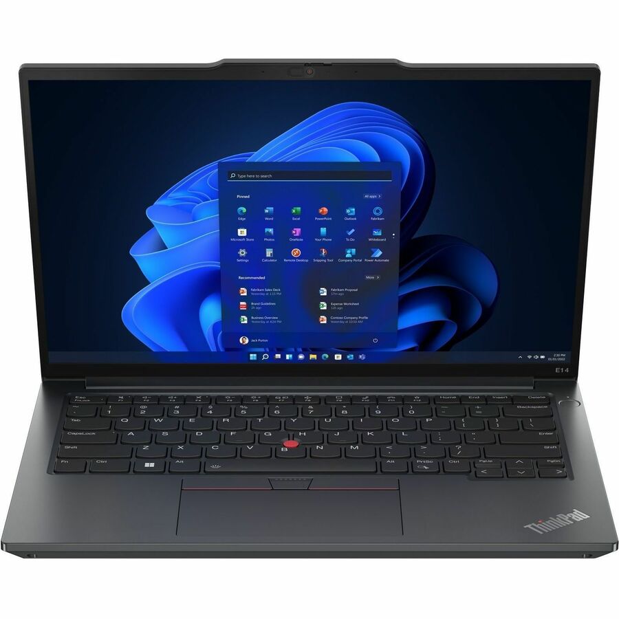 Lenovo ThinkPad E14 Gen 5 21JK0052US 14" Touchscreen Notebook - WUXGA - Intel Core i5 13th Gen i5-1335U - 16 GB - 512 GB SSD - English Keyboard - Graphite Black 21JK0052US