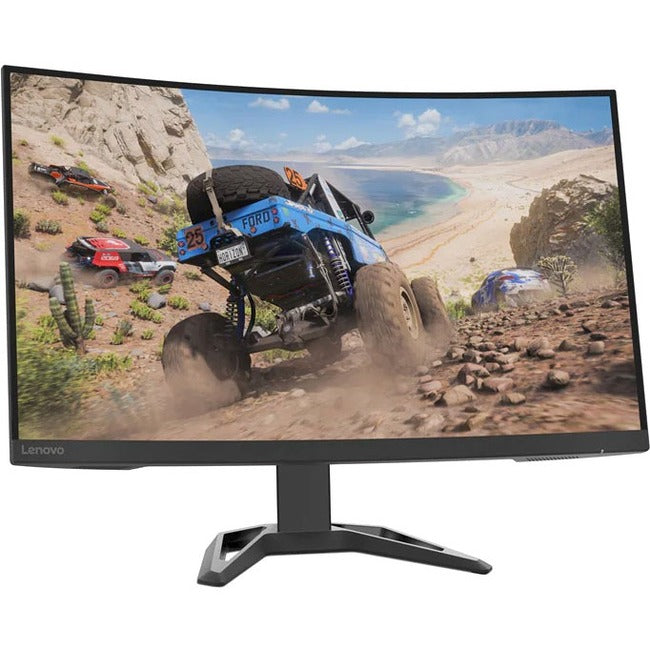 Lenovo G32qc-30 32" Class WQHD Curved Screen LED Monitor - 16:9 - Raven Black 66F2GCC1US