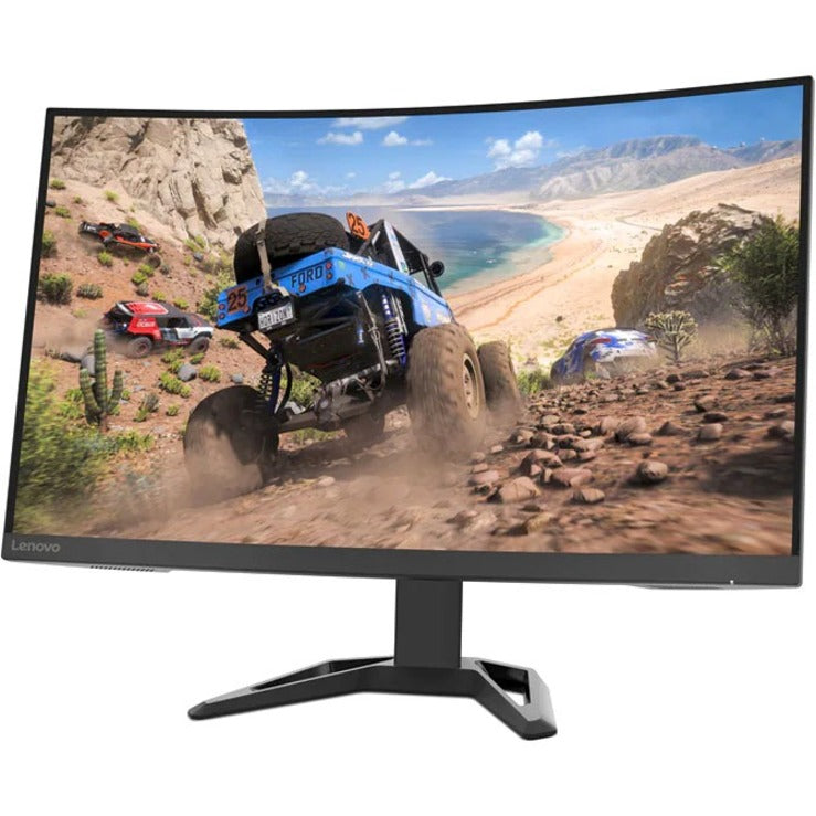 Lenovo G32qc-30 32" Class WQHD Curved Screen LED Monitor - 16:9 - Raven Black 66F2GCC1US