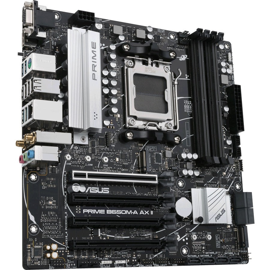 Asus Prime B650M-A AX II Gaming Desktop Motherboard - AMD B650 Chipset - Socket AM5 - Micro ATX PRIME B650M-A AX II
