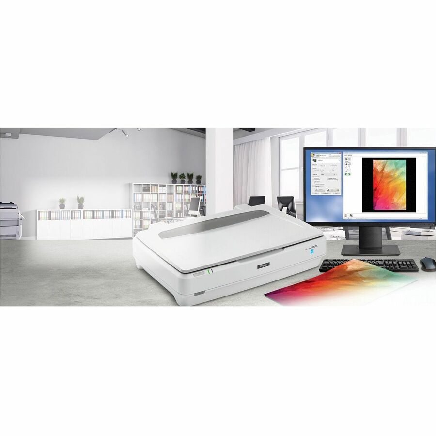 Epson Expression 13000XL Large Format Flatbed/Film Scanner - 2400 dpi Optical B11B257201