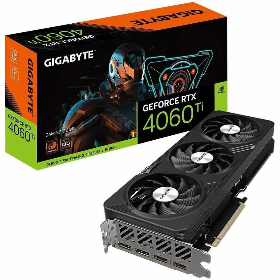 Gigabyte NVIDIA GeForce RTX 4060 Ti Graphic Card - 8 GB GDDR6 GV-N406TGAMINGOC-8GD