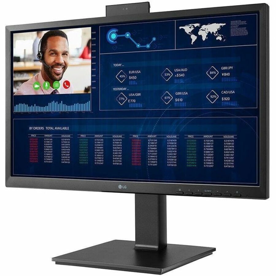 LG 24CQ650N-6N All-in-One Thin Client - Intel Celeron N5105 Quad-core (4 Core) 2 GHz - Matte Black 24CQ650N-6N
