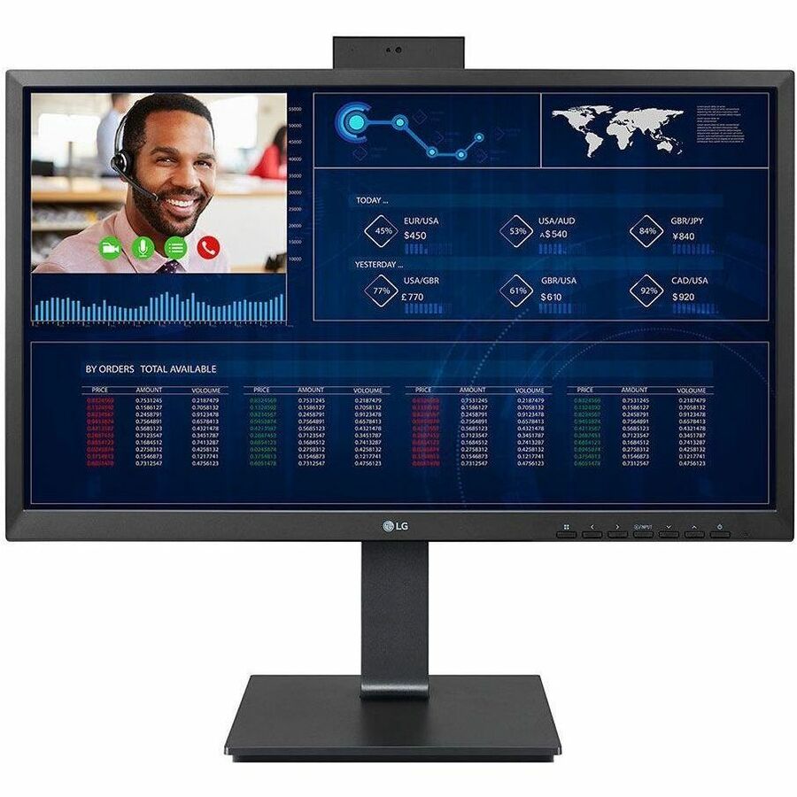 LG 24CQ650N-6N All-in-One Thin Client - Intel Celeron N5105 Quad-core (4 Core) 2 GHz - Matte Black 24CQ650N-6N