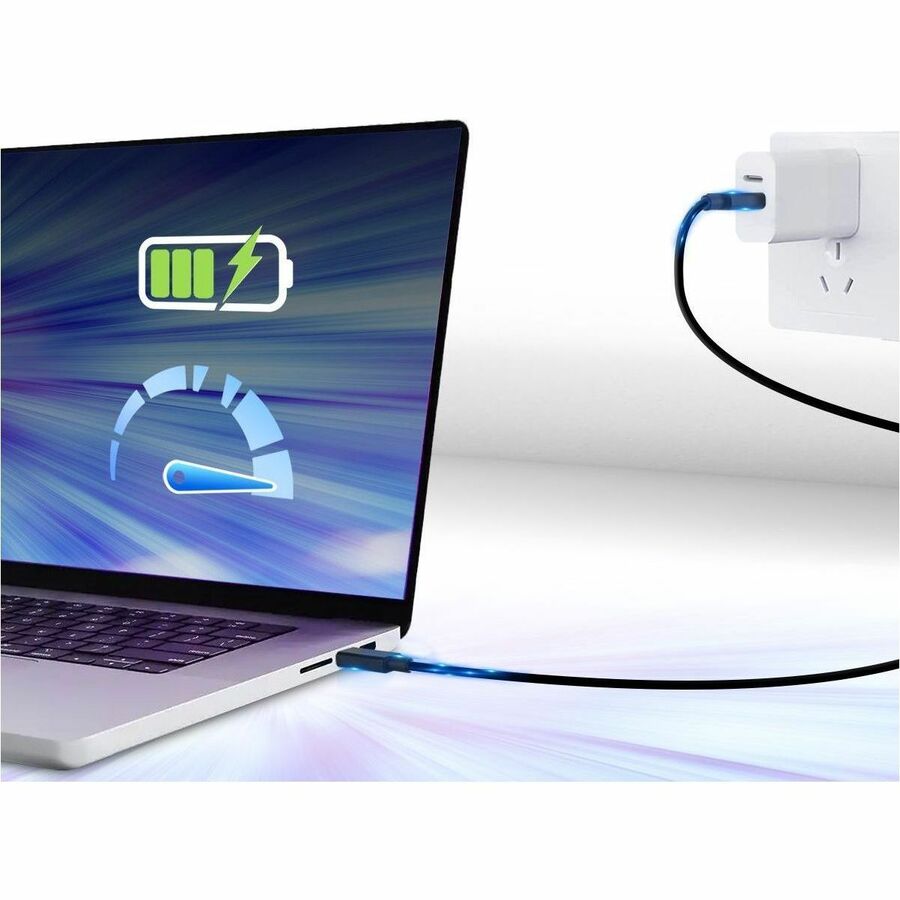 SIIG Thunderbolt 4 Cable 2.3ft (0.7M) - 8K@60Hz Display - 40Gbps Data Transfer - Up to 240W Charging - Intel Thunderbolt Certified CB-TB0211-S1