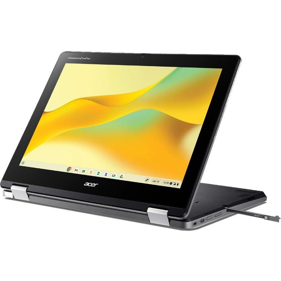 Acer Chromebook Spin 512 R856TN R856TN-C0Y7 12" Touchscreen Convertible 2 in 1 Chromebook - HD+ - Intel N100 - 8 GB - 64 GB Flash Memory - English (US) Keyboard - Black NX.KE4AA.003