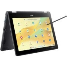 Acer Chromebook Spin 512 R856TN R856TN-C0Y7 12" Touchscreen Convertible 2 in 1 Chromebook - HD+ - Intel N100 - 8 GB - 64 GB Flash Memory - English (US) Keyboard - Black NX.KE4AA.003