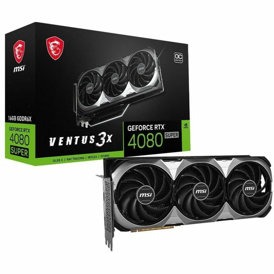 MSI NVIDIA GeForce RTX 4080 SUPER Graphic Card - 16 GB GDDR6X G4080S16V3C