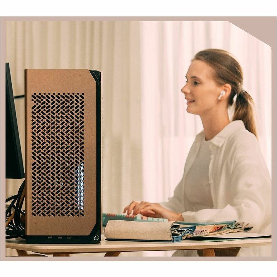 Cooler Master NCORE 100 MAX Bronze Edition Gaming Computer Case NR100-ZNNN85-SL0