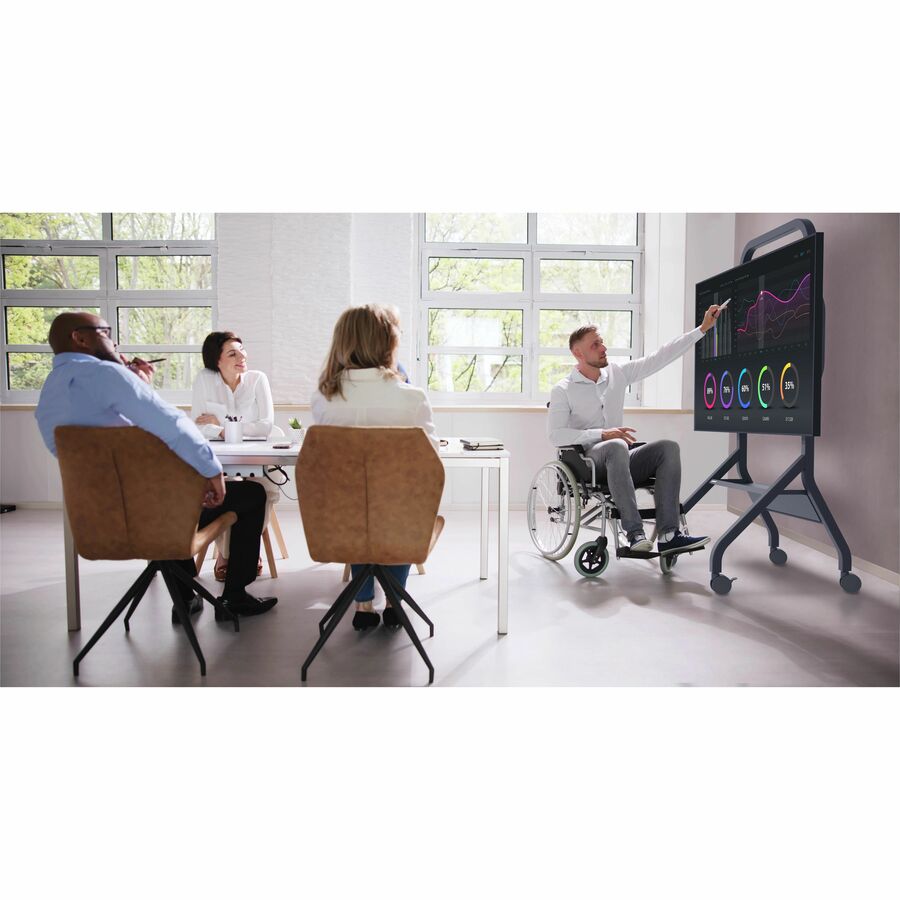 SmartMount® Flat Panel Cart for 55" to 110"+ Displays SR898