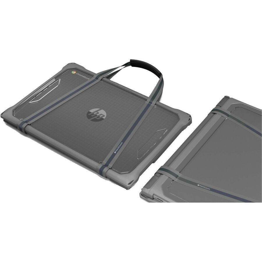 Extreme Shell-F2 Slide Case for HP Fortis Chromebook G10 11" and Clamshell Chrombook 11" G8/G9 (Gray/Clear) HP-ESF-FCB-G10-GRY