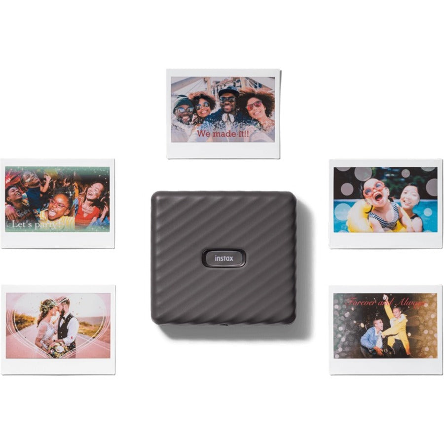 instax Link Wide Instant Film Printer - Color - Photo Print - Portable - Mocha Gray 16719562