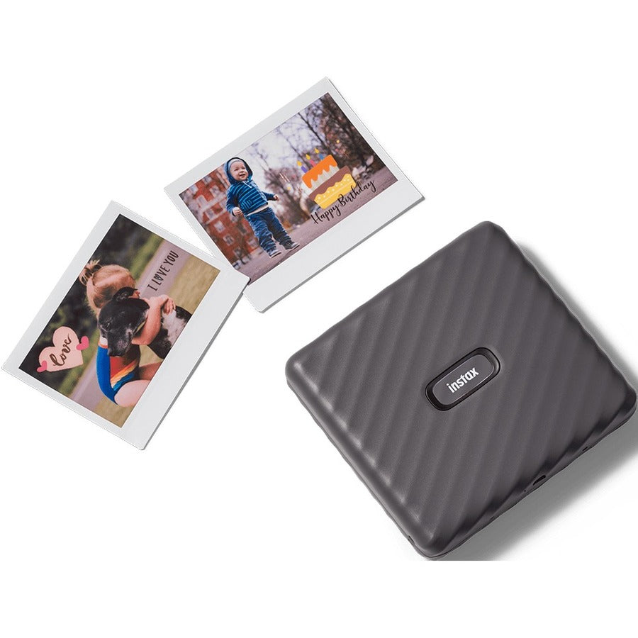 instax Link Wide Instant Film Printer - Color - Photo Print - Portable - Mocha Gray 16719562