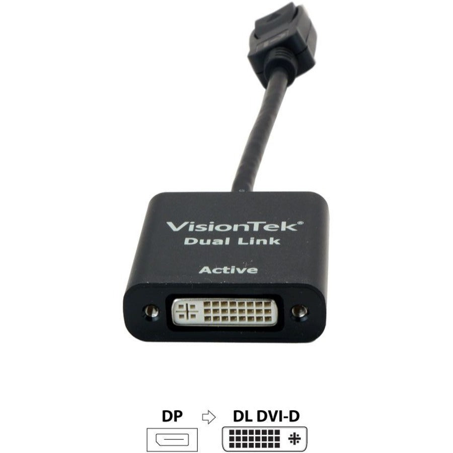VisionTek DisplayPort to DL DVI-D Active Adapter (M/F) 900639