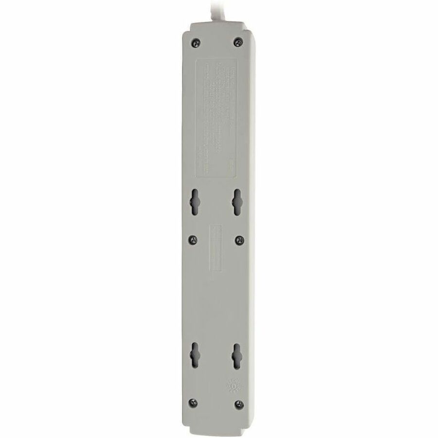 Eaton Tripp Lite Series Protect It! 6-Outlet Surge Protector, 15 ft. Cord, 790 Joules, Diagnostic LED, Light Gray Housing TLP615