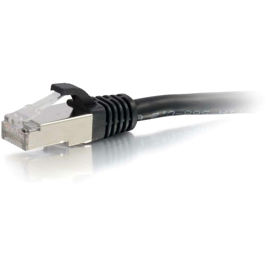 C2G-20ft Cat6 Snagless Shielded (STP) Network Patch Cable - Black 00821
