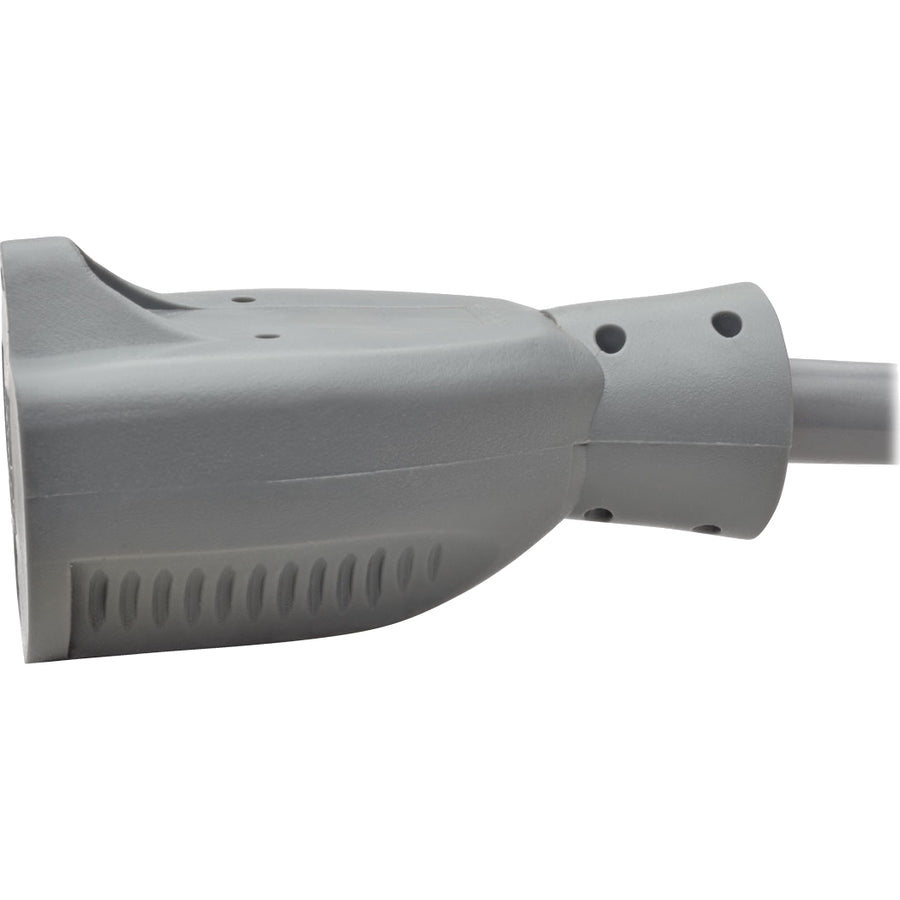 Eaton Tripp Lite Series Hospital-Grade Extension Cord, NEMA 5-15P to NEMA 5-15R - Green Dot, 15A, 125V, 14 AWG, 6 ft. (1.83 m), Gray P024-006-GY-HG