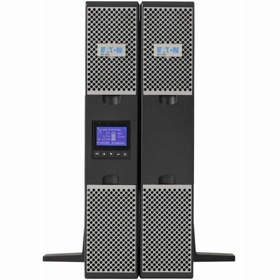 Eaton 9PX 2000VA 1800W 120V Online Double-Conversion UPS - 5-20P, 6x 5-20R, 1 L5-20R Outlets, Cybersecure Network Card, Extended Run, 2U Rack/Tower - Battery Backup 9PX2000RTN
