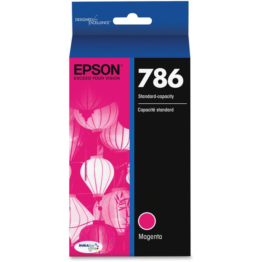 Epson DURABrite Ultra 786 Original Inkjet Ink Cartridge - Magenta - 1 Each T786320-S