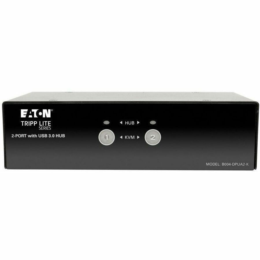 Eaton Tripp Lite Series 2-Port DisplayPort KVM Switch with Audio, Cables and USB 3.0 SuperSpeed Hub B004-DPUA2-K
