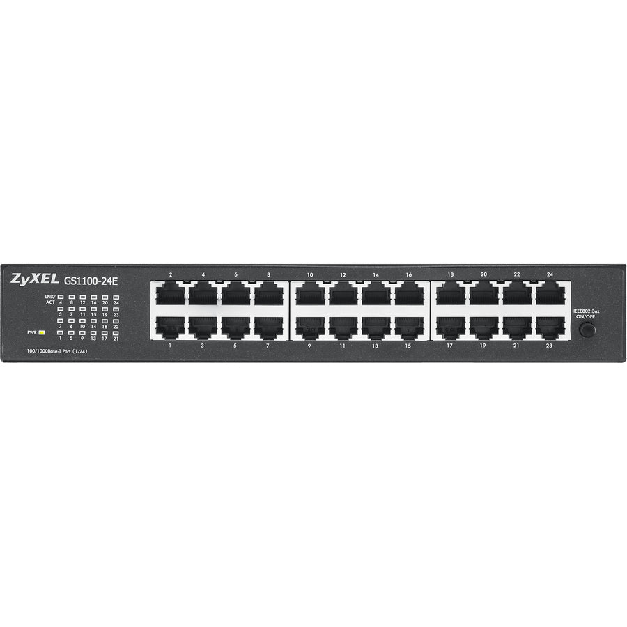 ZYXEL 24-Port GbE Unmanaged Switch GS1100-24E