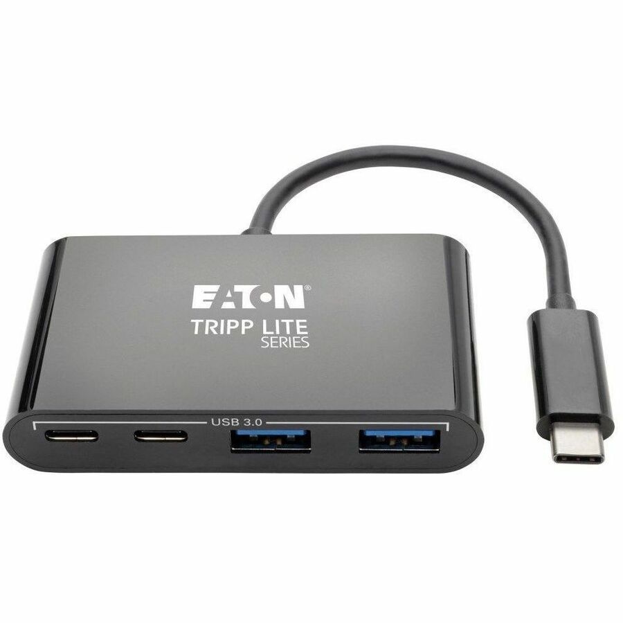 Eaton Tripp Lite Series 4-Port USB-C Hub, USB 3.x (5Gbps), 2x USB-A, 2x USB-C, Black U460-004-2A2CB