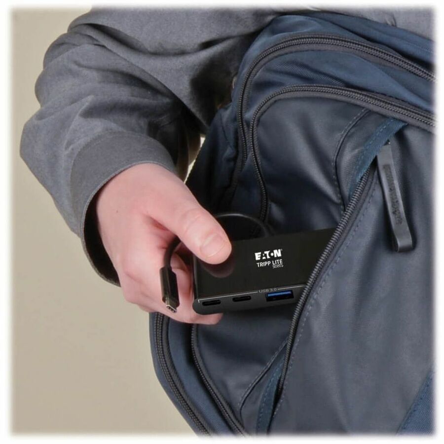 Eaton Tripp Lite Series 4-Port USB-C Hub, USB 3.x (5Gbps), 2x USB-A, 2x USB-C, Black U460-004-2A2CB