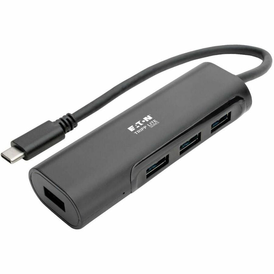 Eaton Tripp Lite Series 4-Port USB-C Hub, USB 3.x (5Gbps), 4x USB-A Ports, Black U460-004-4AB