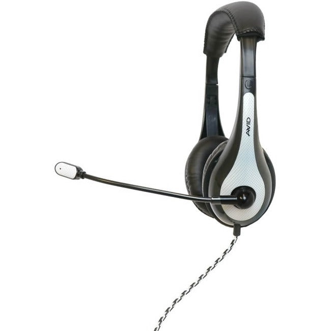 AVID Education AE-36 Headset with Noise Cancelling Microphone and 3.5mm Plug, White 1EDU-AE36WH-ITE