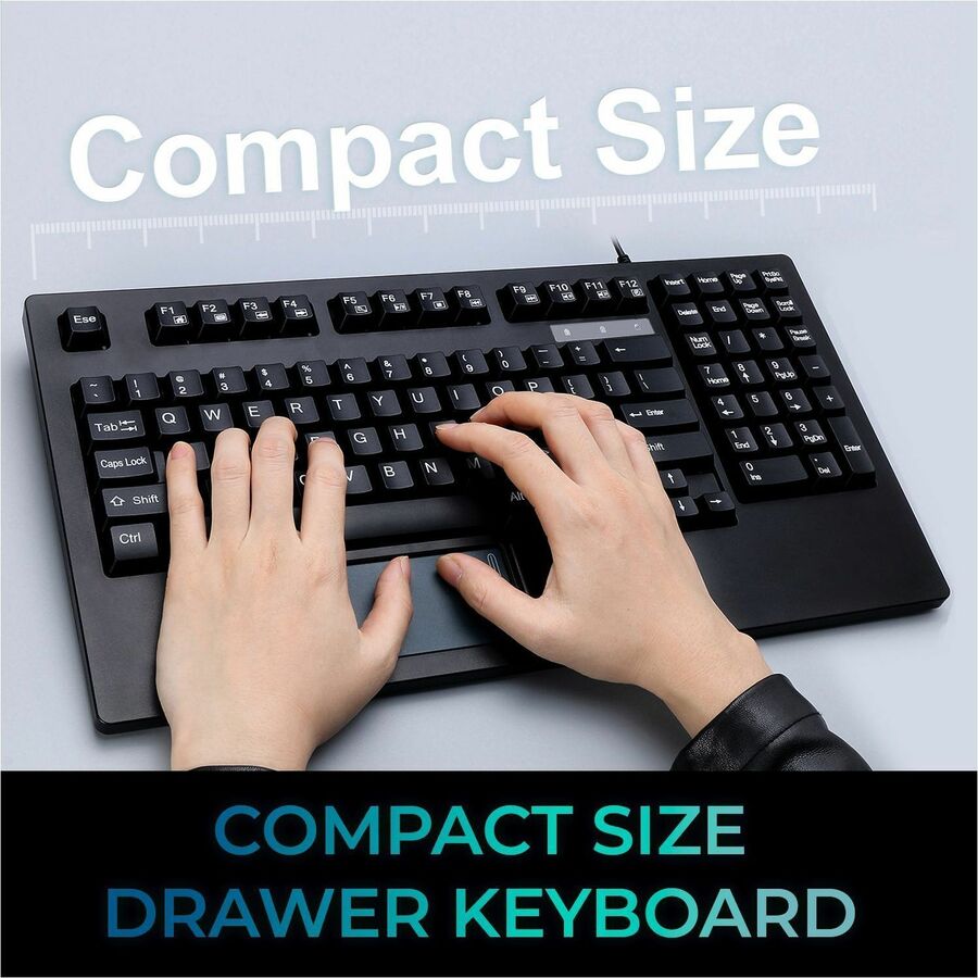 Adesso EasyTouch Rackmount Touchpad Keyboard AKB-425UB