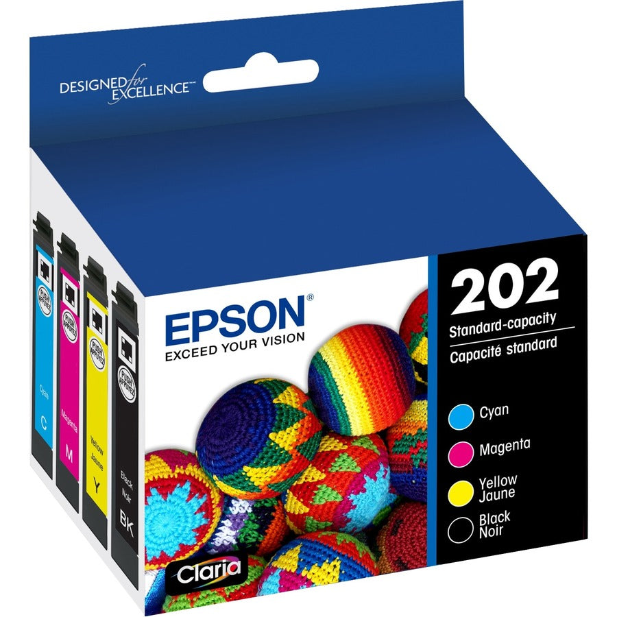 Epson DURABrite Ultra Original Standard Yield Inkjet Ink Cartridge - Combo Pack - Cyan, Magenta, Yellow Pack T202120BCS